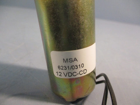 MSA 12VDCCD Solenoid Valve 6231/0310 Threaded Mount End 12VDC