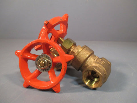 Stockham Bronze Gate Valve (Lot of 2) 125 SWP 200 CWP 3/8", Fig. B103