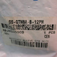 Swagelok SS PTFE Sealed Quick Connect Body SS-QTM8A-B-12PM Factory Sealed