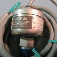 Data Instruments Model SA Pressure Transducer 0-300 PSIA 9306429