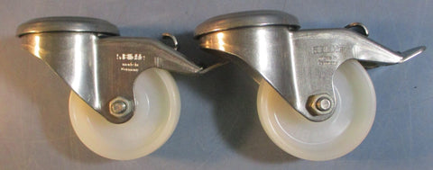 Blickle Locking Caster 75 B PP PA 215/16" Dia Wheel 11/4" W (Lot of 2)