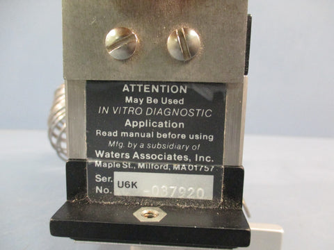 Millipore Waters U6K037920 Model U6K Injector Valve