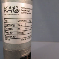 KAG M32X30/I+P32 Planetary Gearhead w/24VDC Motor M32 35rpm 210337 i=93:1