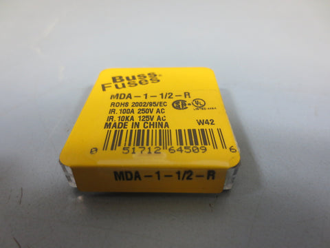 5 Nib Cooper Bussmann MDA11/2R 100A Amp 250V Vac Fuse