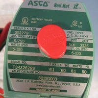 Asco 302279 3/4" Normally Closed Solenoid Valve 5150PSI 120v 2Way 8210G003