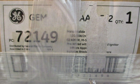 GE GEM400MLTAA4-5 Metal Halide Ballast 120/208/240/277V 72149