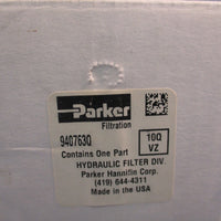 Lot of (2) Parker 940763Q Hydraulic Filter Element/Filtration