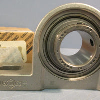 DODGE 2 BOLTPILLOW BLOCK BEARING P2BSCEZ100SH, SIZE: 1, STAINLESS STEEL