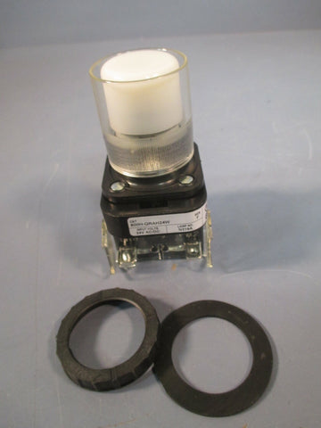AllenBradley Illuminated White Pushbutton Ser F 800HQRAH24W