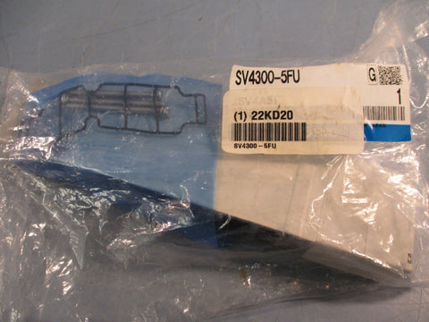 SMC SV43005FU Solenoid Valve, Double Solenoid, PlugIn, SV4000 series
