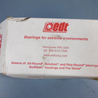 New EDT QF1AE7 13/8 THE Poly Round Solution SS Pillow Block Housing with Sleeve