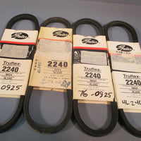Gates 2260 Truflex V Belt 1/2 x 24"  4L260  Lot of 4
