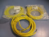 LOT OF (3) BALLUFF 15' 3-PIN CORDSET C21BE300VY150F