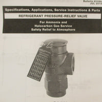 Hansen H5600R/300 Refrigerant Pressure-Relief Valve 1/2" x 3/4" 300PSIG