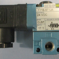 Mac Valves 111B-871JA Solenoid Valve 24 Volts DC 17.1 W 111B-871JA=CLSF