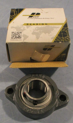 Peer FHSLF206-19G 2-Bolt Flange Mount Bearing 1-3/16" Bore Cast Iron