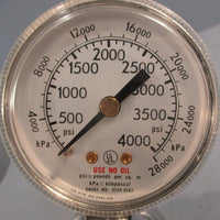 Airgas 315530101M1G Specialty Gas Regulator 4000PSI Inlet 30PSI Outlet
