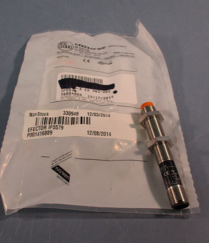 Lot of 2 IFM EFECTOR IF5579 IFA3004-BPKG/US-100-DPS Inductivie Proximity Sensor