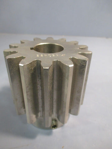 Motion Industries 5S14SS Spur Gear Hub 14 Teeth YK-14 SS-1.125 ID,.25 KEY/2