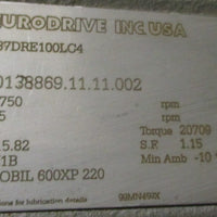 Camco 1301RD4H80300 Rotary Indexer Table and SewEurodrive 850138869.11.11.002