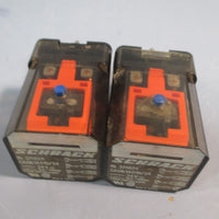 Lot of (2) Schrack RL 371024 Relay 24V CADB14D10/24