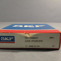 SKF SINGLE ROW BALL BEARING 6208 2RSNRJEM
