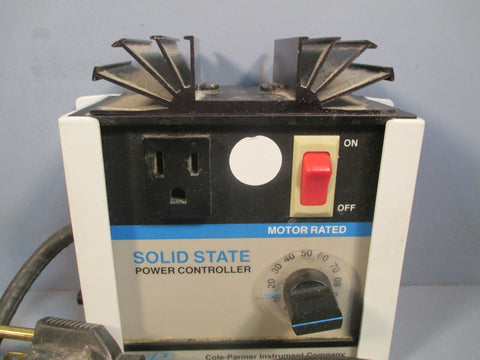ColeParmer Solid State Power Controller 11 Amps 120 VAC 60 HZ 260400