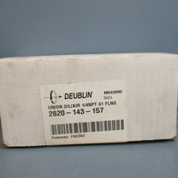 Deublin 2620143157 Rotary Union Oil/Air ¼NPT 81 FLNG Factory Sealed