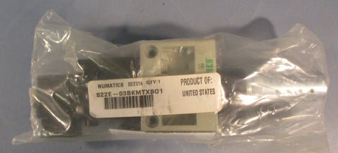 Numatics S22E-03BKMTXS01 Solenoid Operated Quick Exhaust Safety Valve 40-150 PSI