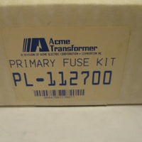 ACME Transformer Primary Fuse Kit  PL112700 NEW IN BOX LOT OF 2