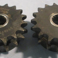 Brewer D50B17 Idler Sprocket 1" Bore 2Row 17 Teeth Per Row 13/4" W (Lot of 2)