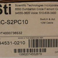STI Scientific Technologies MC-S2PC10 Interlock Switch 44531-0210 10m Cable
