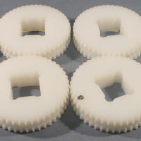 Timing Sprocket Square Bore 11/2" Bore 46 Teeth 3/8" Channel UHMW (Lot of 8)