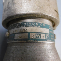 Crouse Hinds APR3365 30A Amp 2w 3p 600V Vac Electrical Plug