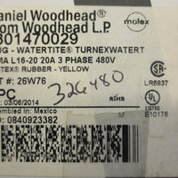Molex Woodhead 1301470029 Watertite Extreme Plug With Locking Blade 3 Phase 480V