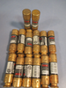 Lot of 14 BUSSMANN Dual Element Time-Delay Current Limiting Fuse RK5 FRN-R 4-1/2