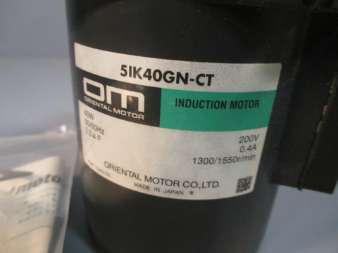 Oriental Motor Induction Motor Single Phase 5IK40GNCT