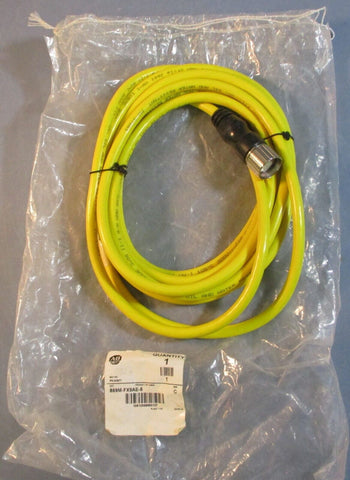 Allen Bradley 889M-FX9AE-5 Ser C Cordset 80871 12-Pin Straight Female Connector