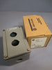 Allen-Bradley Push Button Enclosure 30mm 2 Hole NEMA Type 4, 13 - Gray 800T-2TZ