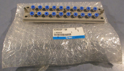 SMC KDM20P-04 Pneumatic Manifold Plug-In Electric Bracket Mount