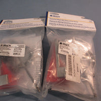 Lot of (2) Brady 121540 Ball Valve Lockout Device Permanent Mount