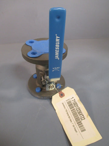 Jamesbury 7150 Extreme Duty Stainless Ball Valve, 1" 150 Flanged 7150312236XTZ2