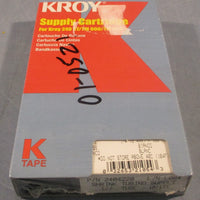 Kroy 2404220 Shrink Tubing Supply 1/4" White For 240 ST/TM 600/TM 650 Sealed