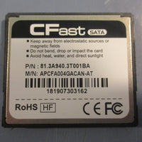 Apacer APCFA004GACAN-AT CFast SATA Compact Flash Card 4GB Gen4 4.26A