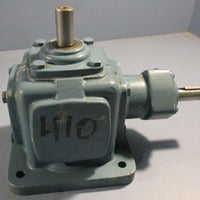 Morse Gearbox Gear Reducer 3/4" Shaft Dia 1.1 Ratio 4M1U 1750RPM