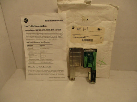 AllenBradley Connector Kit, I/O Low Profile 26POS 209K6CKD26M Ser. B Lot of 2