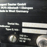 Mettler Sauter Type E/49E2180 Precision Balance Head Unit MultiScale 110V 60Hz