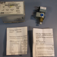 Parker 02F30U1104ABFOS05KMP Complete Valve Gold Ring 1/8 NPT 1/16 Orifice