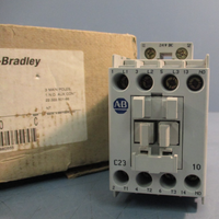 ALLEN BRADLEY 100C23ZJ10 SER. C 24VDC 32A CONTACTOR 3 MAIN POLES