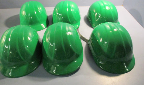 ERB 19958 Omega II Hard Hat  6Point Ratchet Suspension  Green (Lot of 6)